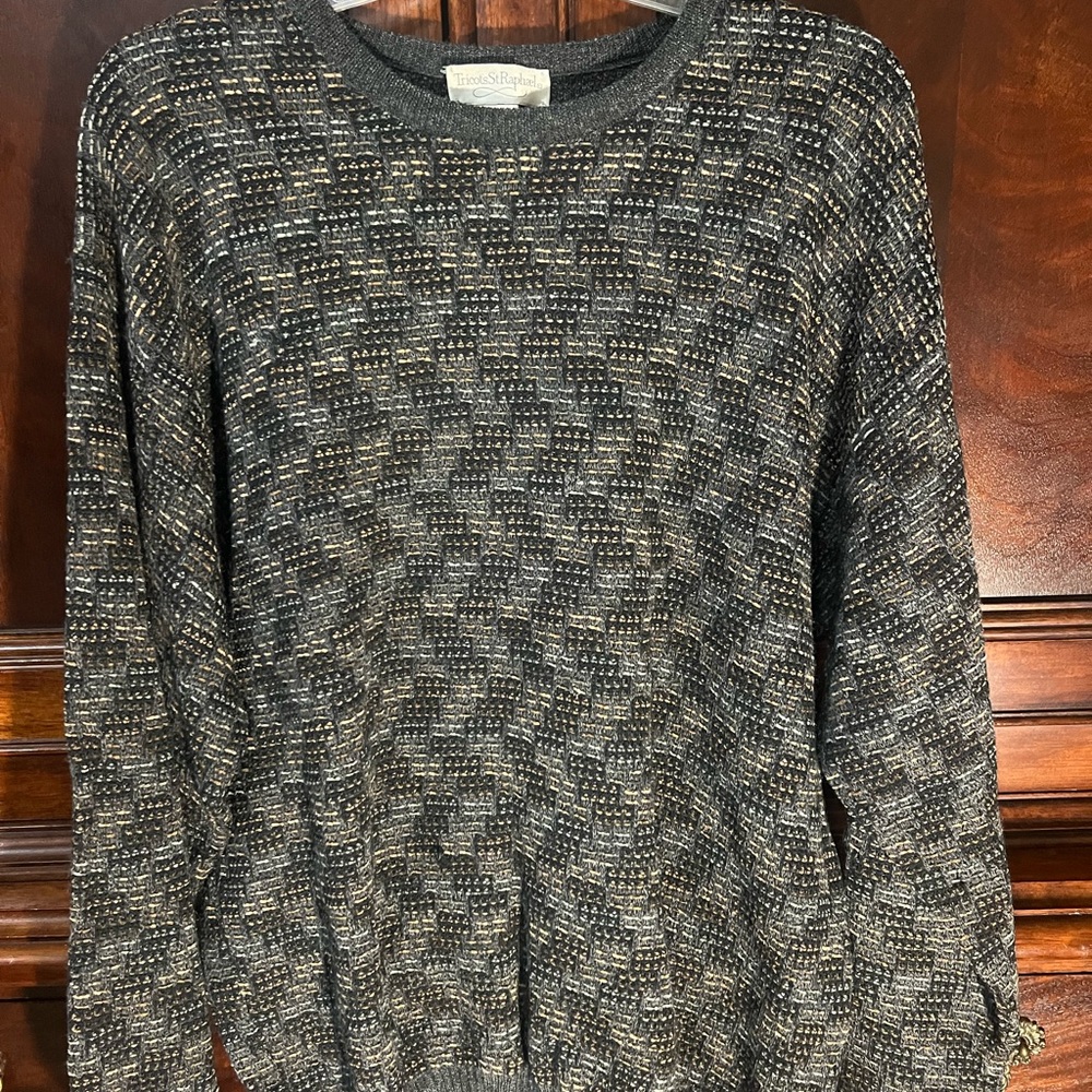 Classic Gray Crewneck Sweater